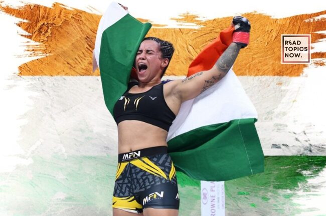 Puja tomar first indian to win in UFC